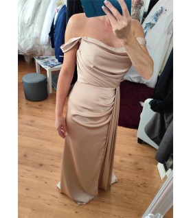 Robe de soirée satin